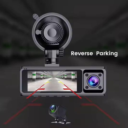 2.5K 3 Camera 360 Degree Dash Cam with 3.16 inch screen