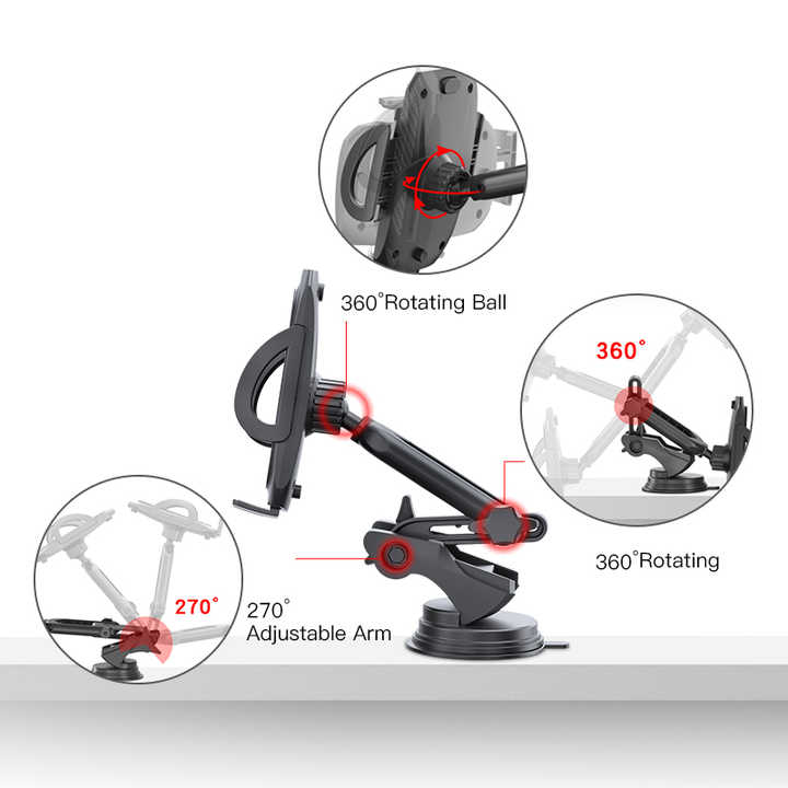 360 Arm Adjustable Smartphone Mount