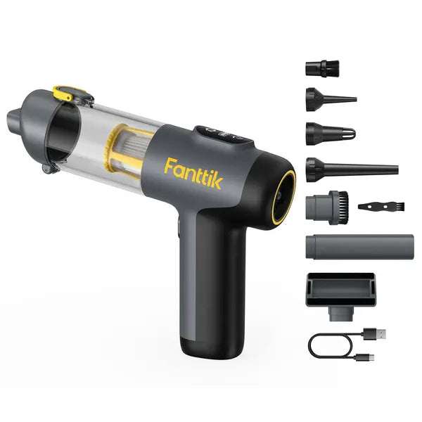 Fanttik Slim 4-in-1 Cordless Car Vacuum & Air Duster