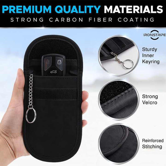 Premium RFID Key Pouch for Car Keys(with Hook only)