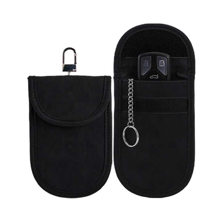 Premium RFID Key Pouch for Car Keys(with ring and hook)