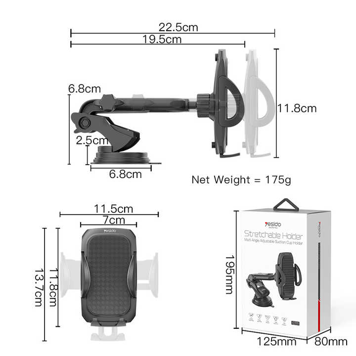 360 Arm Adjustable Smartphone Mount